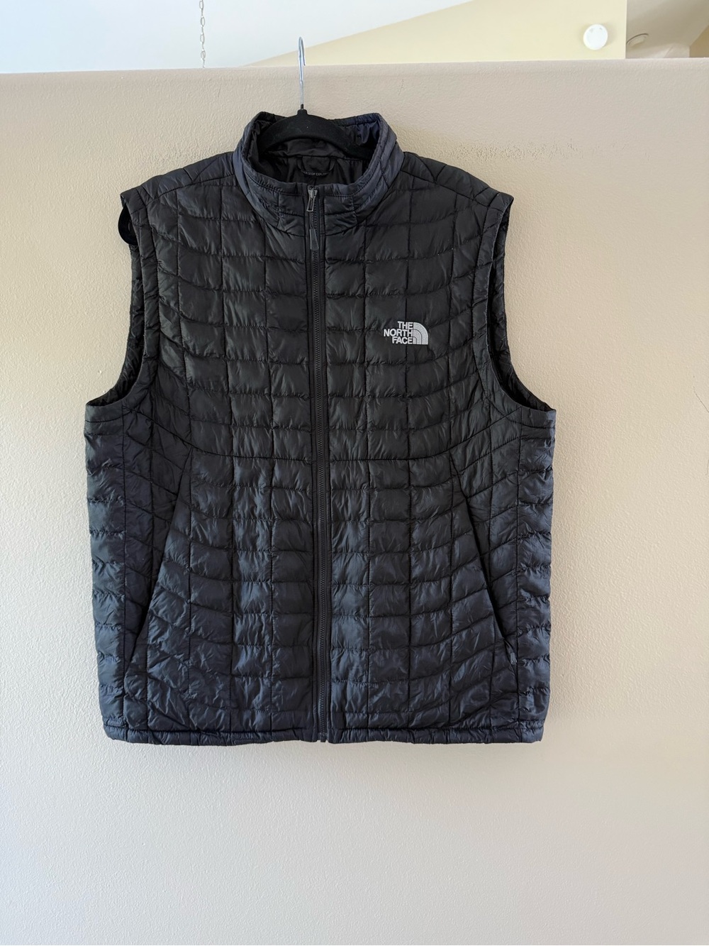 The North Face Men’s Black Quilted ThermoBall Insulated Vest
